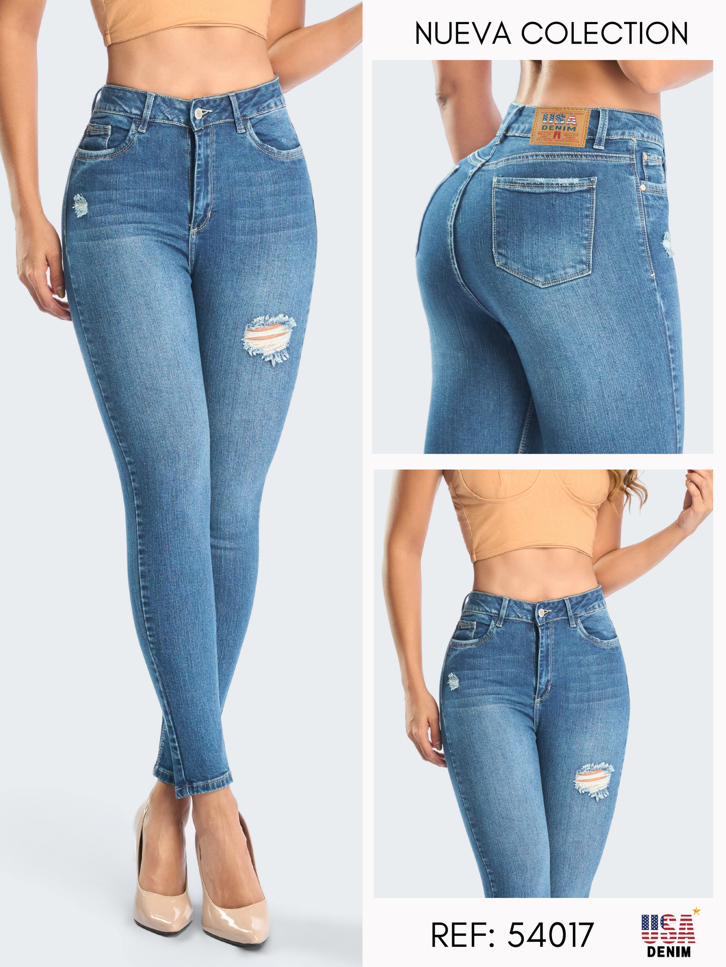 JEANS CLASICO DAMA REF 54017