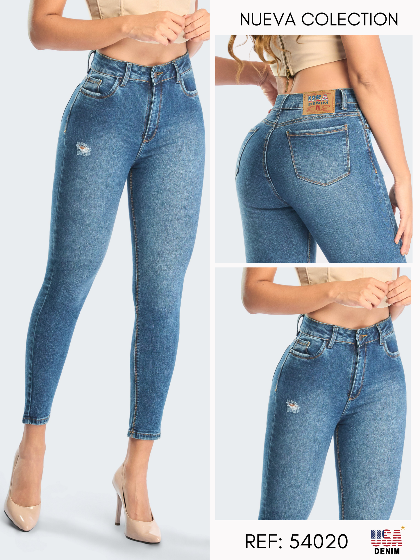 JEANS CLASICO DAMA REF 54020