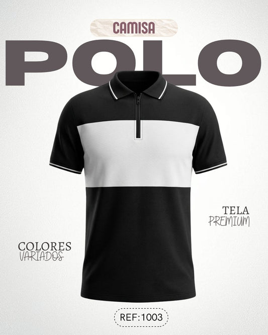 Camiseta slim Polo para hombre Ref: 1003NG-B