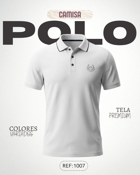 Camiseta slim Polo para hombre Ref: 1007BL