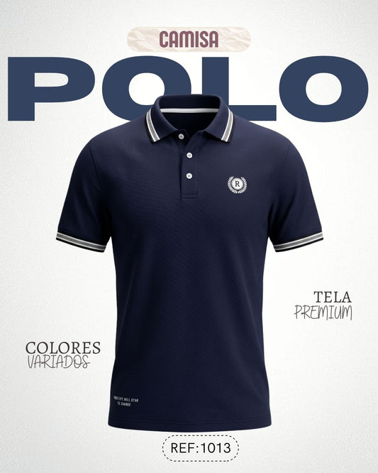 Camiseta slim Polo para hombre Ref: 1013AZO