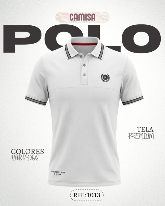 Camiseta slim Polo para hombre Ref: 1013BL