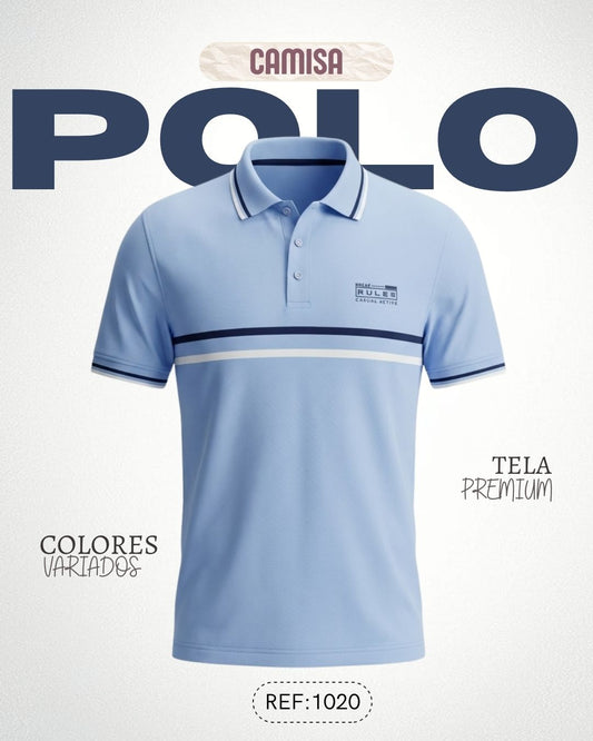 Camiseta slim Polo para hombre Ref: 1020AZ